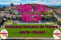 Osimana: ridotta la squalifica, restano la gare a porte chiese e campo neutro