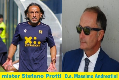 Fermana: colpo do scena, via mister Protti e il ds Massimo Andreatini