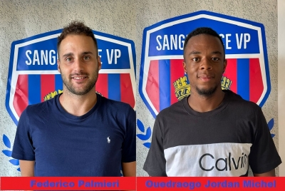 Sangiustese VP: Ouedraogo Jordan Michel nuovo esterno. Conferma per l'attaccante Federico Palmieri