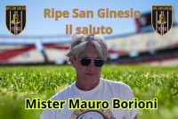 Ripe San Ginesio saluta e ringrazia mister Mauro Borioni