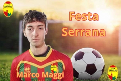 La Serrana festeggia la salvezza con il gol del mancino Marco Maggi