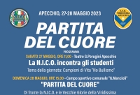 La Partita Del Cuore Apecchio 27-28 Maggio 2023: &ldquo;UNITI NEL SOCIALE&rdquo;