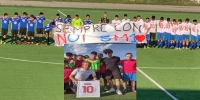 La maglia numero 10 firmata e uno striscione per ricordare Samuele Micarelli