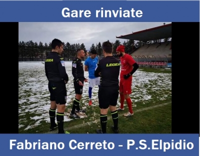 Eccellenza: Rinvii per neve ad Urbino e Fabriano. Brillano "sotto il sole" le ascolane