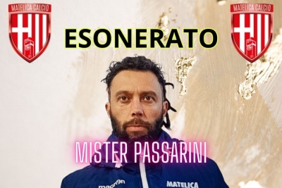 CLAMOROSO a Matelica: esonerato mister Paolo Passarini