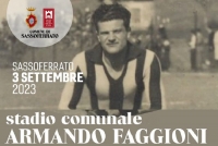 Sassoferrato Genga: il campo sportivo cittadino intitolato ad Armando Faggioni.