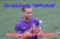 Montefano: un saluto da "applausi" per Michelangelo Monaco