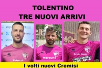 Tolentino: i nuovi arrivi dal mercato e incontro con la "Gradinata Pallorito"