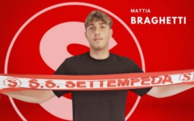 Arrivo alla Settempeda:  Mattia Braghetti. &egrave; il nuovo numero Uno