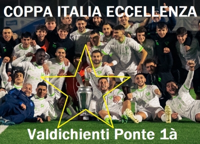 Il Valdichienti Ponte vince la prima Coppa Italia della sua storia.