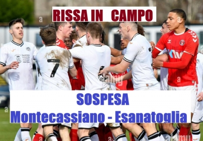 Prima C: rissa finale e partita sospesa. Intervengono i carabinieri
