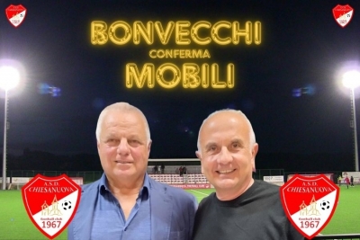 Chiesanuova: il presidente Bonvecchi conferma mister Mobili