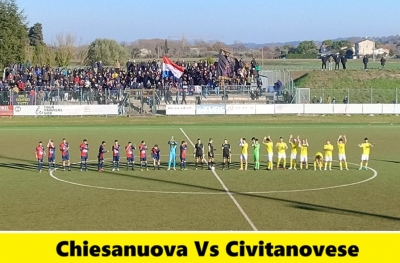 Eccellenza: in vetta sale la Civitanovese, il Chiesanuova si arrende.