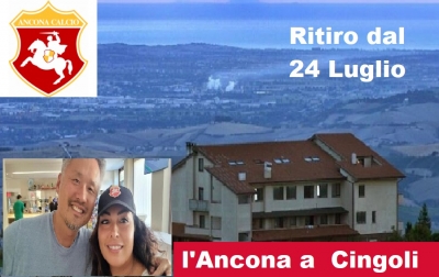 Ritiri: L'Ancona parte dal Balcone delle Marche dal 24 Luglio a Cingoli.