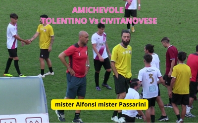 Amichevole di lusso al Della Vittoria: tre a tre fra Tolentino e Civitanovese