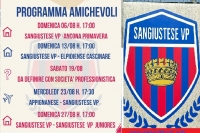 Sangistese VP: le amichevoli di agosto per mister Bolzan