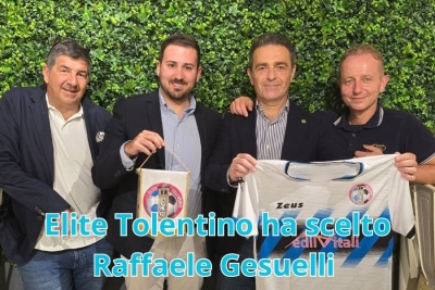 Elite Tolentino: il nuovo tecnico &egrave; Raffaele Gesuelli