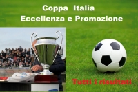 Coppa Italia di Eccellenza e Promozione. Tutte le gare aggiornate