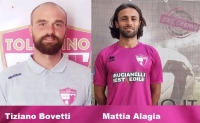 Tolentino: Mattia Alagia nuovo attaccante. Tiziano Bovetti responsabile tecnico settore giovanile