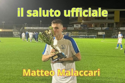 Vigor Castelfidardo: il centrocampista Matteo Malaccari saluta il club e ringrazia