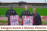 Al Tubaldi Chiesanuova - Maceratese. Ospiti che ufficializzano l'arrivo di Gomis e Vittorini