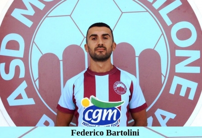 Montemilone Pollenza: Federico Bartolini &egrave; il nuovo attaccante